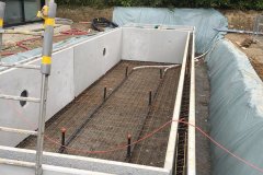 Construction de piscine beton Chablais